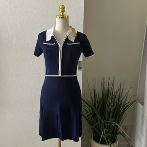 Alexia Admor Francine Dress in Navy - Size Small | NWT